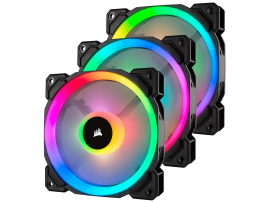 NEW Corsair LL120 3 Fan Pack 120mm Dual Light Loop RGB LED PWM Lighting Node PRO